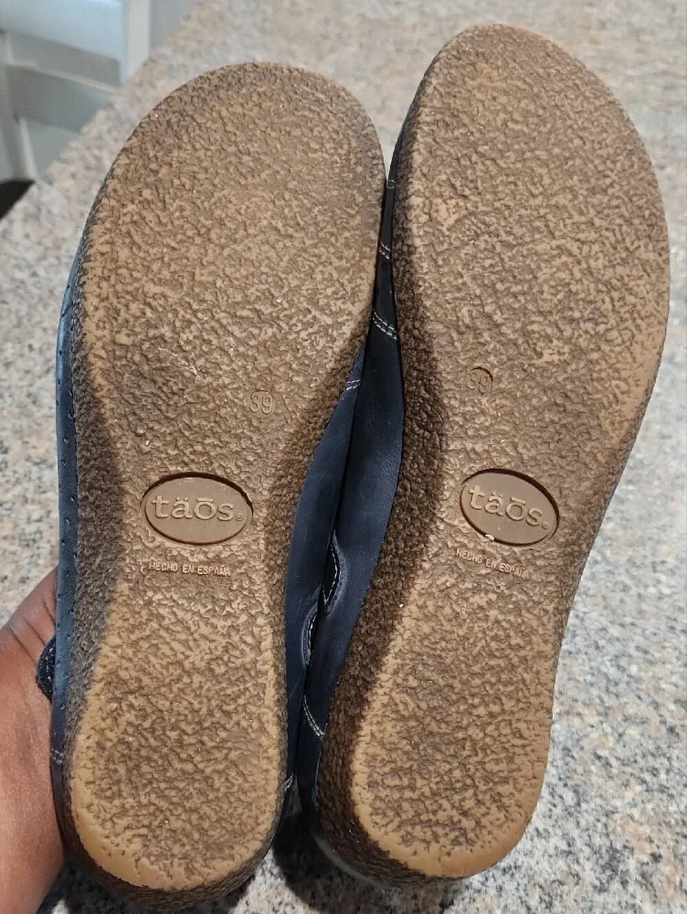 Taos Step It Up Mary Jane Flats Blue Size US 8-8.5  EU 39 Southwestern Comfort